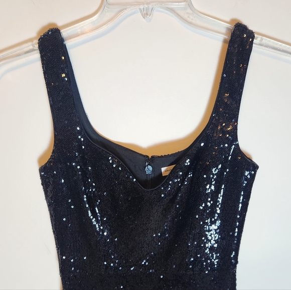 Dress the population sweetheart sequin midi dress - Picture 7 of 12